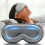 Weighted Eye Mask Memory Foam 3D Contoured Gray 1
