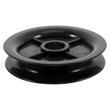 Rueda de polea de repuesto FRCOLOR para carretilla elevadora (3 toneladas), rueda guía de mástil de ranura única, compatible con equipos de