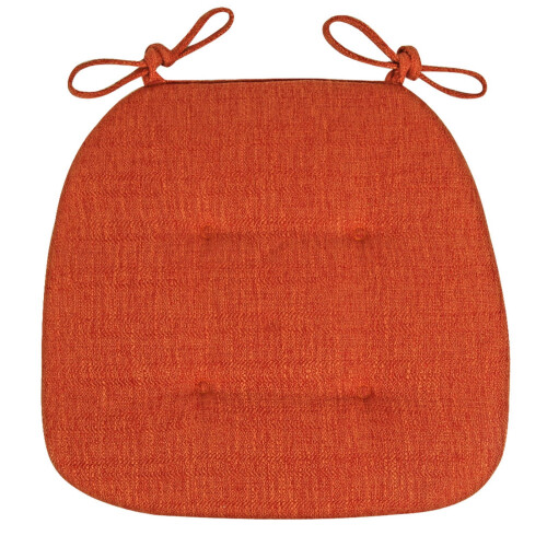 Μαξιλάρια καρέκλας τραπεζαρίας 16,93"x16,14", αφαιρούμενο κάλυμμα και κορδόνια, αφρός 1