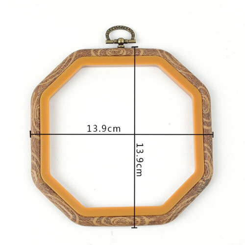 2 st DIY-broderiring display rektangulär korsstygnsram 2
