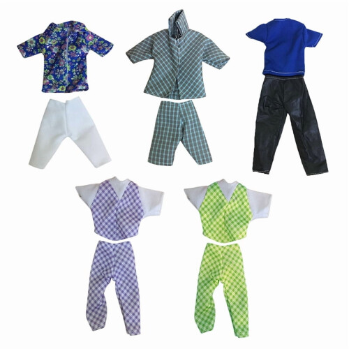 Doll clothes suit handmade coat and pants set 1