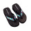 Sommerliche Flip-Flops mit Blumenmuster, Keilabsatz, hellblau, Größe 35 2
