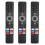 3X Universal  TVs Remote Control for DEXP, , CHIQ - for Multiple Models,Voice 1