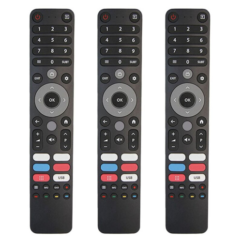 3X Universal  TVs Remote Control for DEXP, , CHIQ - for Multiple Models,Voice