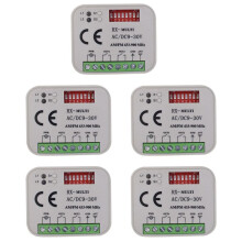 5X Universal Garage Door Remote Control Receiver 2CH Controller for Transmitter RX 433-900MHz White