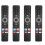 4X Universal  TVs Remote Control for DEXP, , CHIQ - for Multiple Models,Voice 1