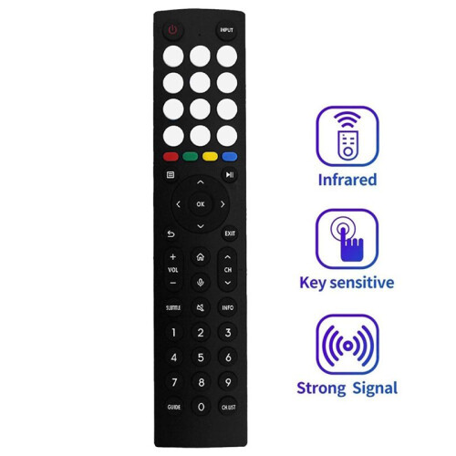 2X Replace ERF2R36H Remote Control for  TV  Android LED Remote Control 1