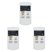 3X A75C3740 Fjärrkontroll för Luftkonditionering A75C3740 A75C3733 Engelsk Byte Av Fjärrkontroll