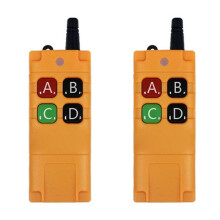 2X High Power Waterproof and Drop-Proof Industrial Wireless Remote Control EV1527 Chip ASK 2000M 433Mhz 4 Button