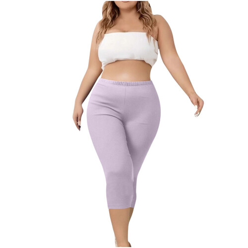 Κολάν Plus Size για γυναίκες - Ελαστικό παντελόνι γιόγκα με ψηλή μέση για προπόνηση 2