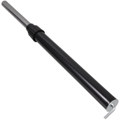 Adjustable Floor Fan Support Pole Black Iron
