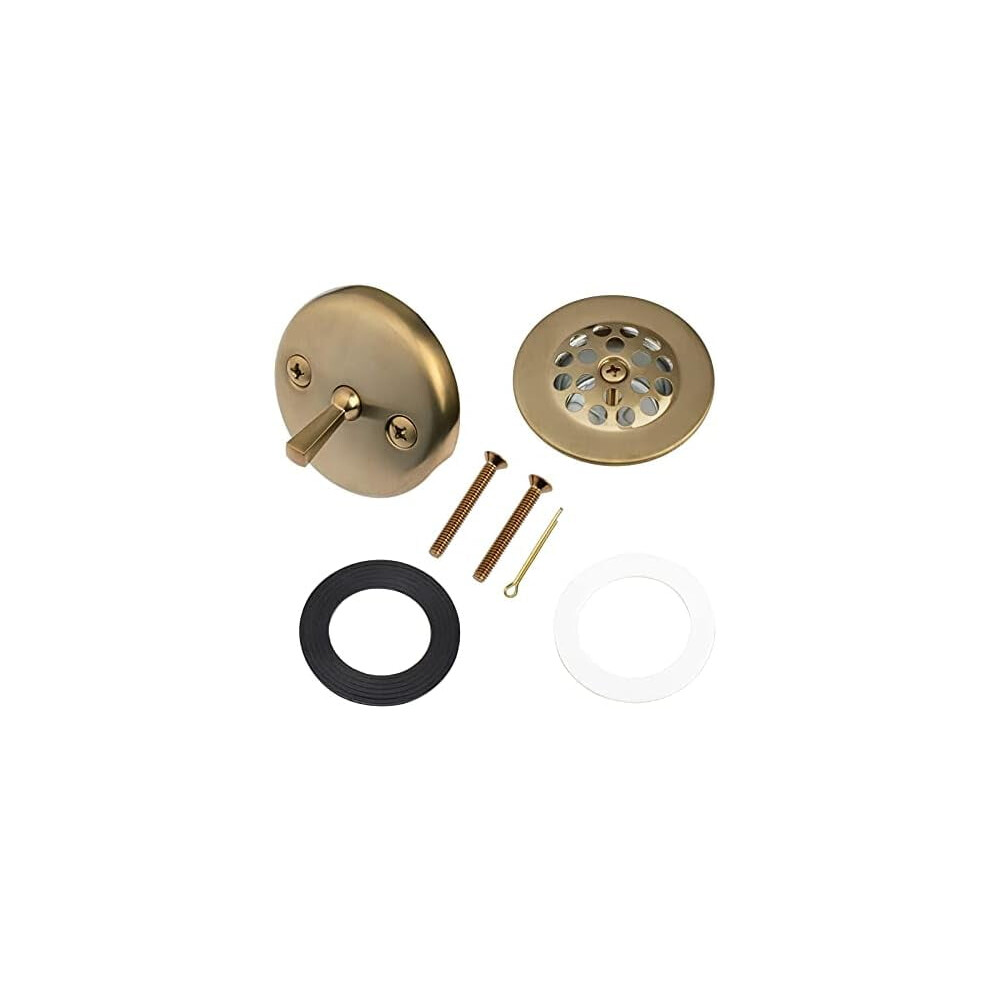 Champagne Bronze Tub Trip Lever Trim Kit With Overflow 9132278319773