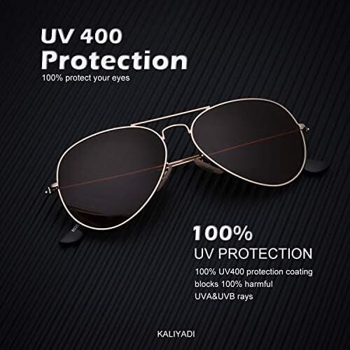 Κλασικά γυαλιά ηλίου Aviator για άνδρες και γυναίκες, οδήγηση, γυαλιά ηλίου με 1