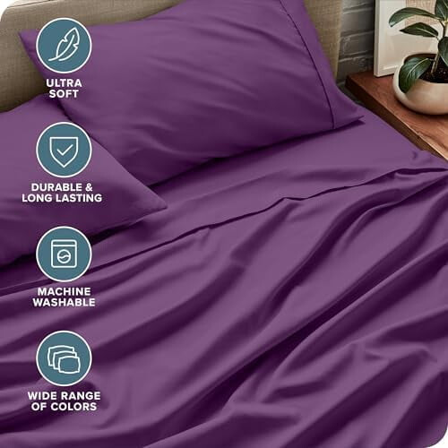 Queen Sheet Set – Ultra-Soft Hydro-Brushed Microfibre, 2