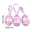 Colorful Plastic Easter Eggs Decor 2 Inch 3 Pack Purple 3