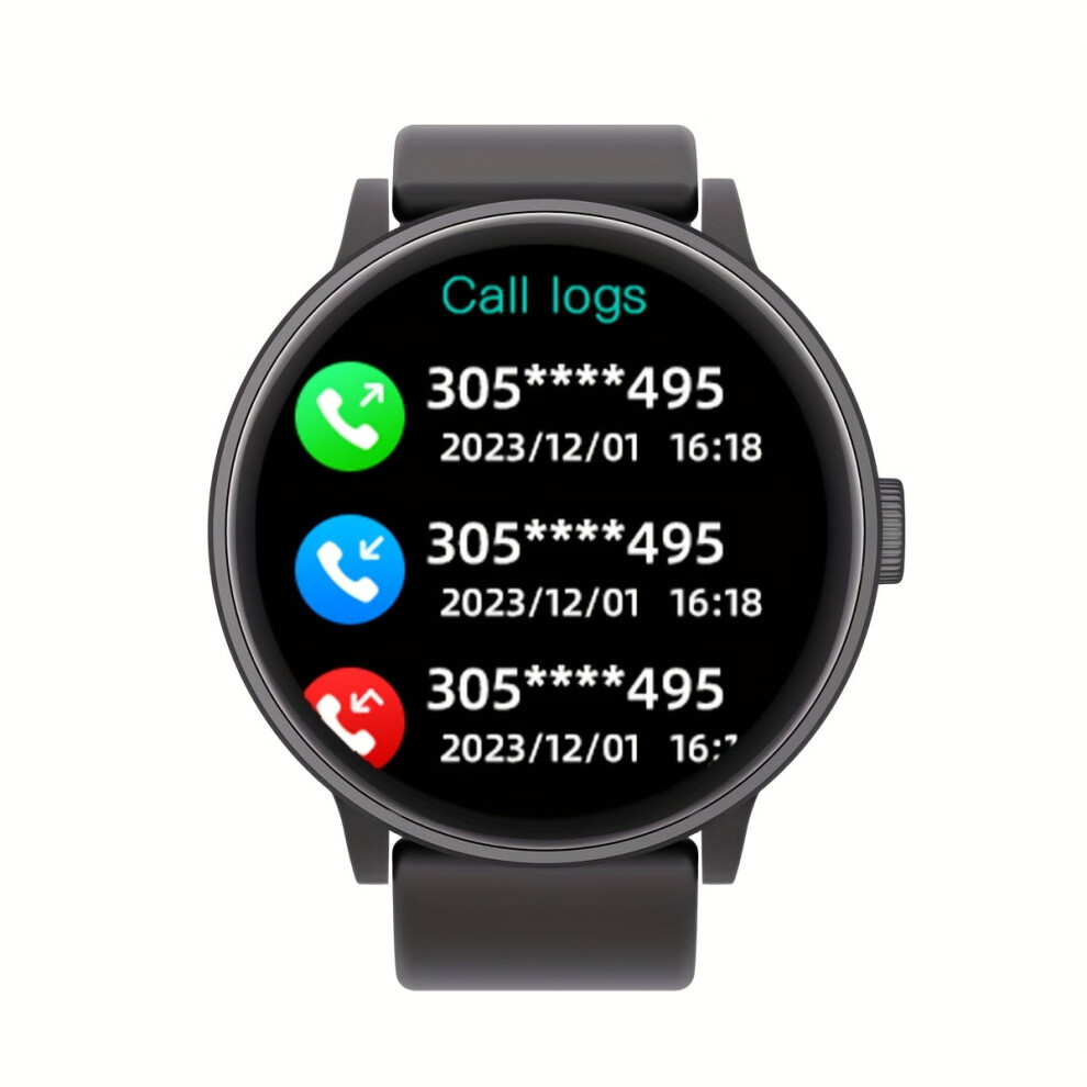 Unisex 1.28'' Full Touch Sports Smartwatch - Wireless Call, Fitness Tracker, Message Alerts, For Ios & Android, Ideal Birthday Gift 9423501669384