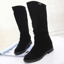 Botas UTTOASFAY para mujer, estilo casual, con nudo, hasta la rodilla, estilo largo y zapatos planos.