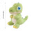Grünes Dinosaurier-Plüschtier, 23 cm 3