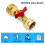 1 lb til 20 lb propantankadapter med ventil 2