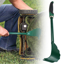 Grasmaaierschraper met ergonomische lange handgreep, compatibel met de meeste grasmaaiers – 15,75 x 3,35 inch