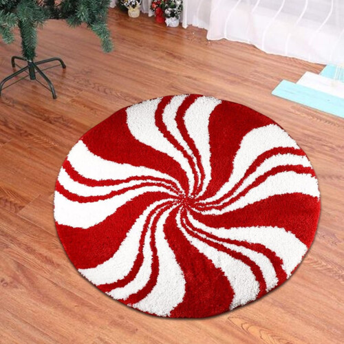 Christmas Carpet Soft Cozy Bedroom Bedside Mat