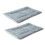 Tapis de remplacement souples pour cages de transport pour animaux (lot de 2) 1