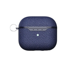 Custodia business con motivo litchi compatibile con AirPods4 (2024), AirPods Pro (Gen1–2), AirPods (Gen2–3) e cover per AirPods Max