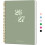 Agenda mensual verde, 24 meses, 7"x10" 1