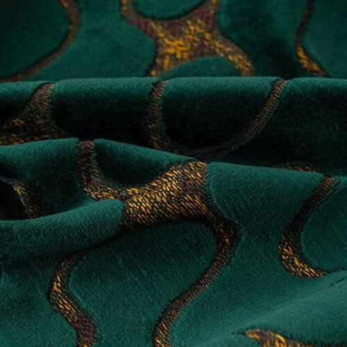 Housse de coussin en velours vert 50 x 50 cm 1