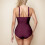 Μαγιό για γυναίκες FrontCross Ruched Μαγιό με V λαιμόκοψη Push Up 6