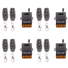4X 433MHz 220V Water Pump Remote Control 1Ch 30A Receiver Module /OFF Wireless RF Transmitter for Light LED Fan