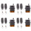4X 433MHz 220V Water Pump Remote Control  1Ch 30A Receiver Module /OFF Wireless RF Transmitter for Light LED Fan 1
