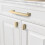 Brushed Brass Cabinet Handles 5 Inch 10 Pack 2