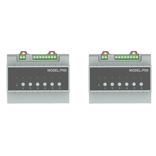 2X Tuya  Zigbee 6CH Relay  Module Remote Control Appliance Control Module Supports 3-Way Motor Control 1