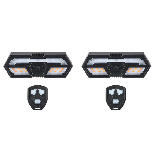 2X Bicycle Wireless Remote Control Turn Signal  Bicycle LED Tail Light