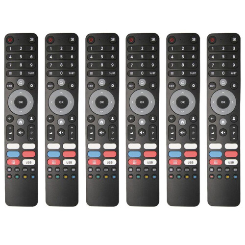 6X Universal  TVs Remote Control for DEXP, , CHIQ - for Multiple Models,Infrared