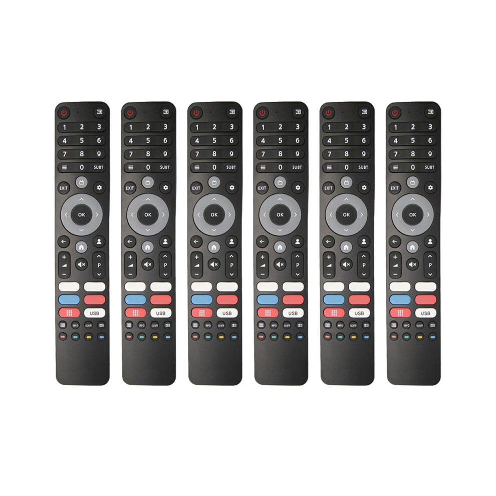 6X Universal Tvs Remote Control For Dexp, Chiq - For Multiple Models,Infrared 6033568644892