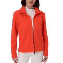 Veste femme unie, fermeture éclair intégrale, manches longues, sans capuche, polaire, manteau décontracté pour le quotidien, vêtement