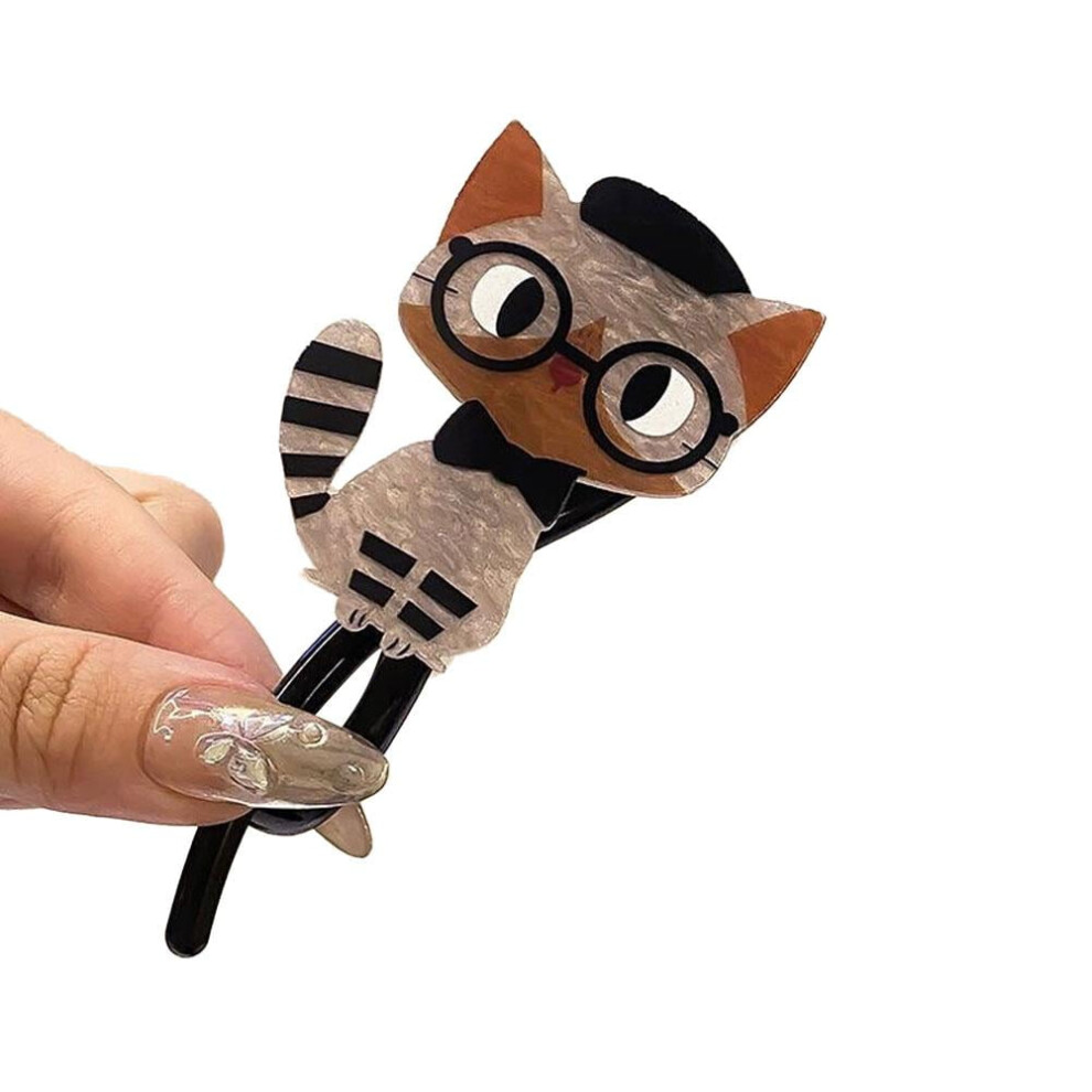 Cat Hair Clips for Women Acrylic Claw Clip 1 Pack