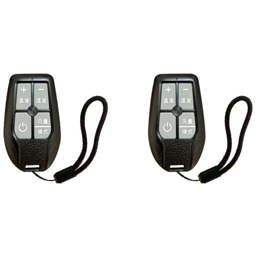 2X Universal Air Conditioner Remote Control Compatible with All Major Air Conditioner Brands & Models Easy Setup