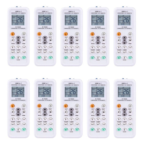 10X Universal 1000 in 1 LCD Low Power Consumption K-1028E Air Condition A/C Remote Control Controller