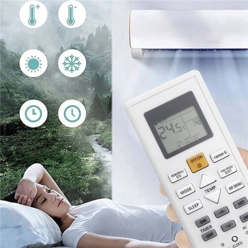 2X Replace A75C18090 AC Remote Control for  A75C18090 Air Conditioner Remote Control 2