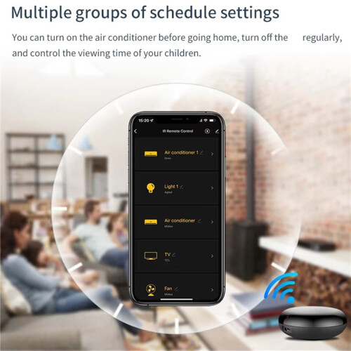 2X Tuya WiFi IR Remote Control  Home Universal Infrared Remote Controller Works with Alexa 1