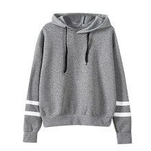 Hoodies Dam Dam casual löst sittande långärmad enfärgad tröja med huva