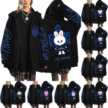 Hoodies för kvinnor Stray tröjor jacka idealisk design mjukt tyg vinterkläder för kvinnor flickor mode alla hjärtans dag presenter svart