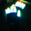 LED rave handsker sort 7-farvet lysshow 3