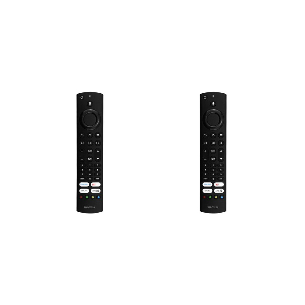 2X Replace Rm-C3253 Voice Remote Control For Fire Tv Lt-49Cf890 Lt-55Cf890 Lt-40Cf890 Lt-50Cf890 6031356917852