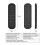 2X Flying Mouse 2.4G+ Double Modèle Clavier Rétroéclairé Coloré Télécommande Intelligente TV Box Télécommande 10
