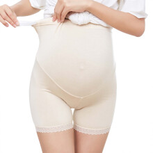 Womens Pants Maternity Shorts Over The Belly for Women 2025 High Waist Belly Lift Adjustable Lace Pregnant Shorts Beige
