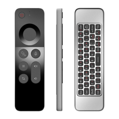 2X W3 2.4G Wireless Voice Air Mouse Remote Controller  Keyboard for Android TV BOX / Windows / Gyroscope Remote 2